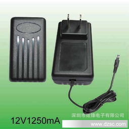廠家直銷插墻式12V1A監控電源適配器，12W開關電源與12V500mA POS機電源解決方案